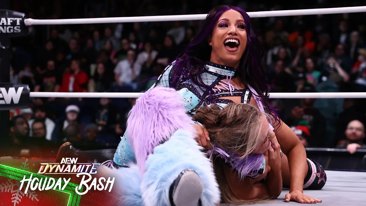 Mercedes Moné retiene el Campeonato TBS ante Anna Jay durante AEW Dynamite Holiday Bash 2024