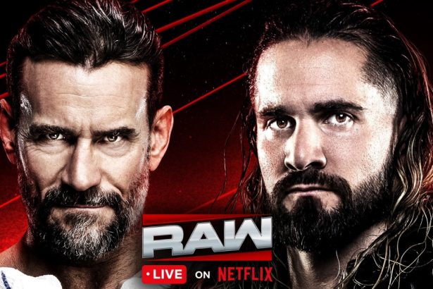 CM Punk vs Seth Rollins WWE RAW en Netflix 2025