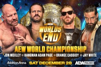 Jon Moxley Jay White AEW Worlds End 2024 match card