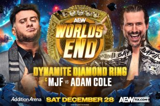 MJF Adam Cole AEW Worlds End 2024