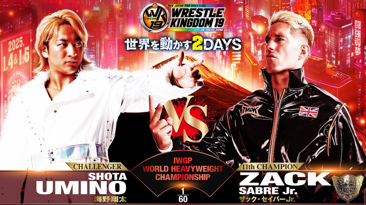 Resultados NJPW Wrestle Kingdom 19 (Enero 4, 2025)