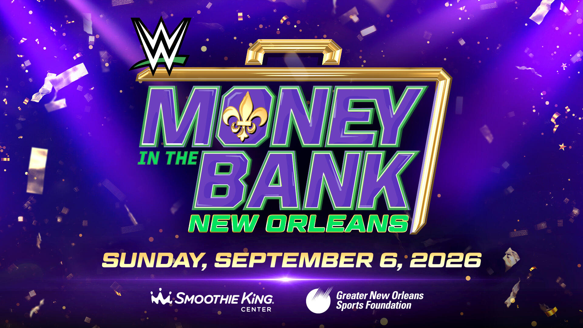 WWE Money in the Bank 2026 tendrá lugar en New Orleans 1 WWE Money in the Bank 2026 tendrá lugar en New Orleans